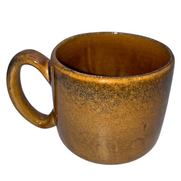 Vintage 1960s Drip Glaze Mug Illinois Sesquicentennial 1818–1968 Brown Mug - Picture 4 of 9